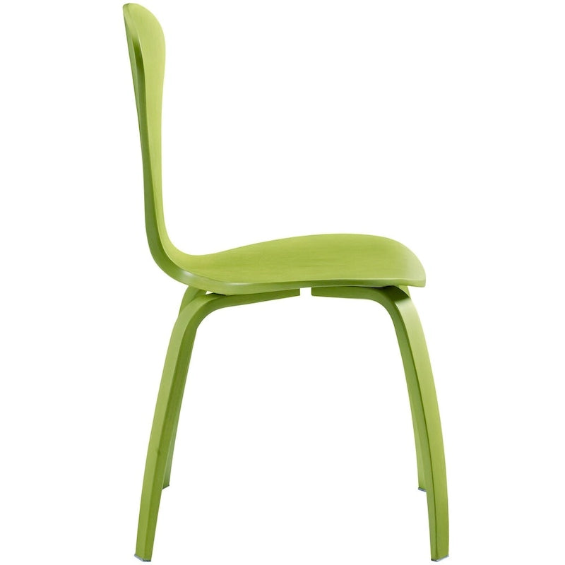 Chaises de salle à manger empilables (lot de 2)