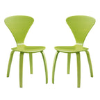 Chaises de salle à manger empilables (lot de 2)
