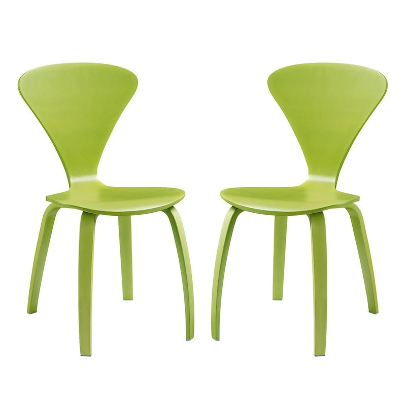 Chaises de salle à manger empilables (lot de 2)