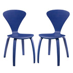 Chaises de salle à manger empilables (lot de 2)
