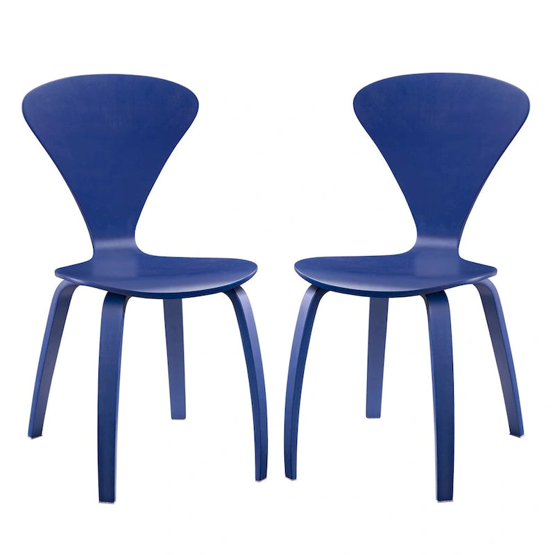 Chaises de salle à manger empilables (lot de 2)