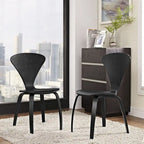 Chaises de salle à manger empilables (lot de 2)