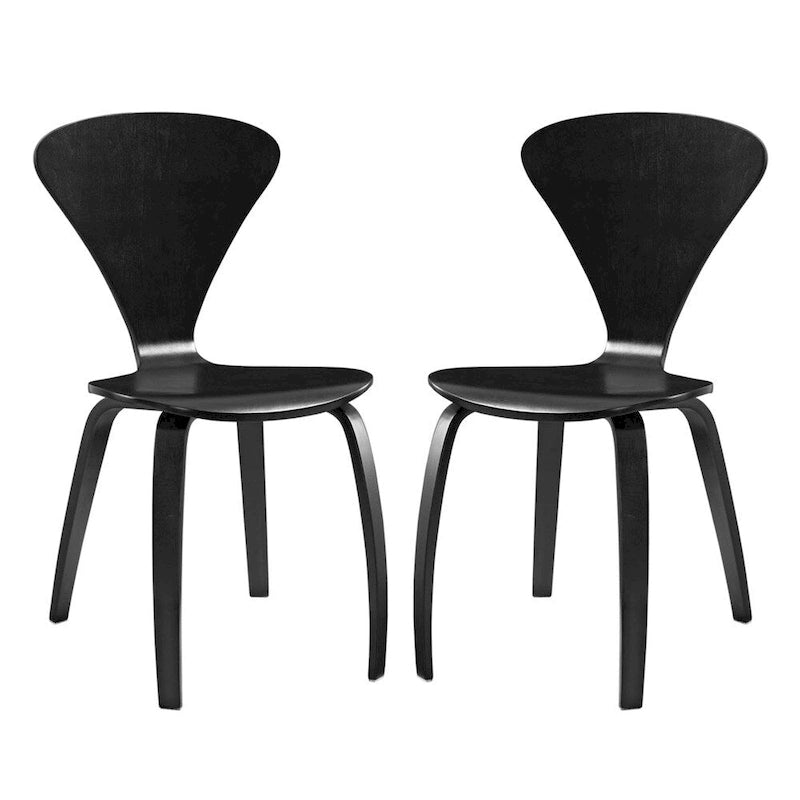 Chaises de salle à manger empilables (lot de 2)