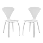 Chaises de salle à manger empilables (lot de 2)