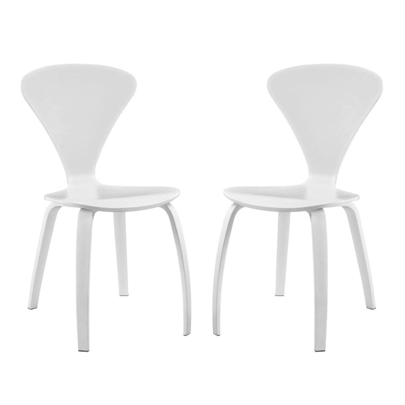Chaises de salle à manger empilables (lot de 2)