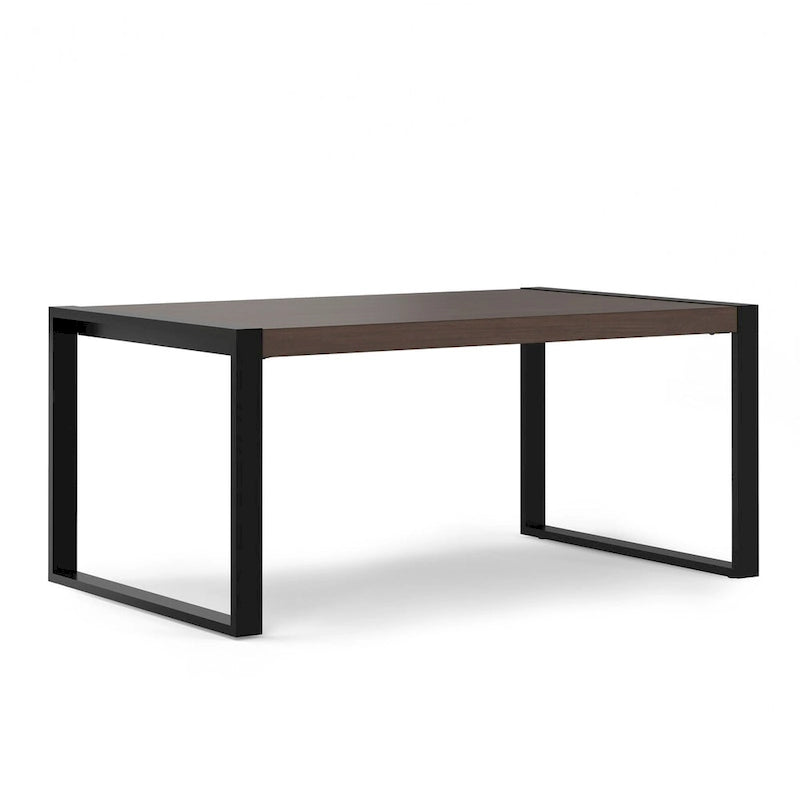 Table à manger rectangulaire moderne industrielle de 168 cm x 102 cm