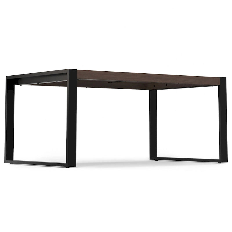 Table à manger rectangulaire moderne industrielle de 168 cm x 102 cm