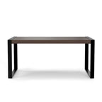 Table à manger rectangulaire moderne industrielle de 168 cm x 102 cm