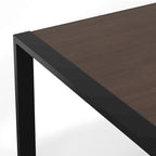 Table à manger rectangulaire moderne industrielle de 168 cm x 102 cm