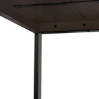 Table à manger rectangulaire moderne industrielle de 168 cm x 102 cm