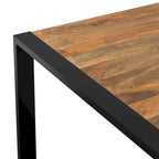 Table à manger rectangulaire moderne industrielle de 168 cm x 102 cm