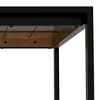 Table à manger rectangulaire moderne industrielle de 168 cm x 102 cm