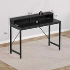 Bureau informatique de 99 cm avec lumières LED