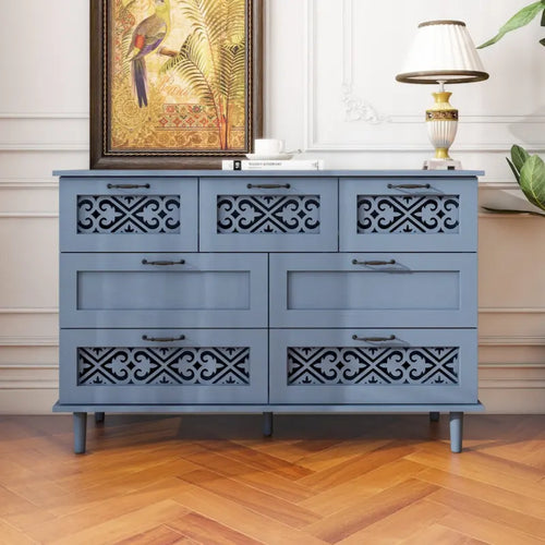 Commode à 7 tiroirs pour Chambre, Salon et Bureau