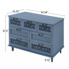 Commode à 7 tiroirs pour Chambre, Salon et Bureau
