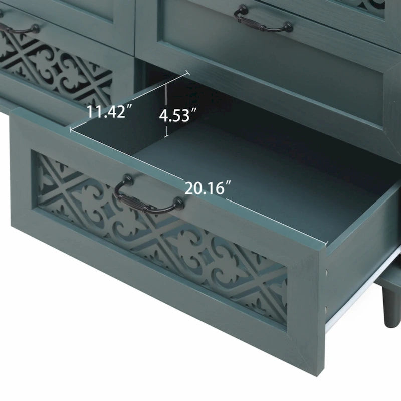 Commode à 7 tiroirs pour Chambre, Salon et Bureau