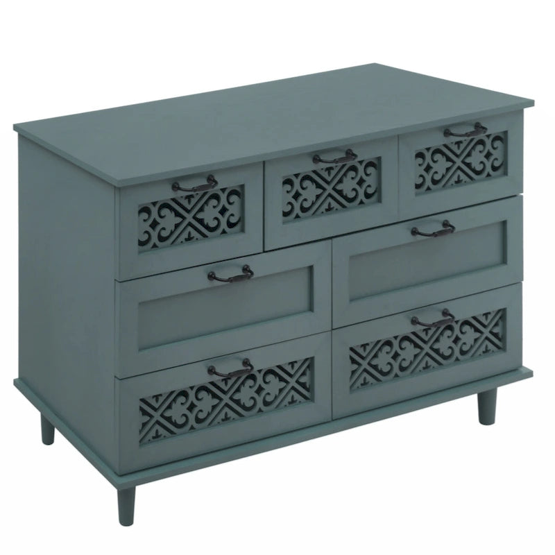 Commode à 7 tiroirs pour Chambre, Salon et Bureau