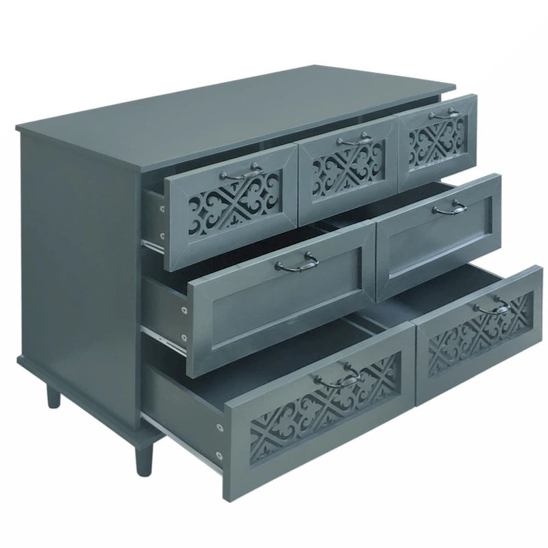Commode à 7 tiroirs pour Chambre, Salon et Bureau
