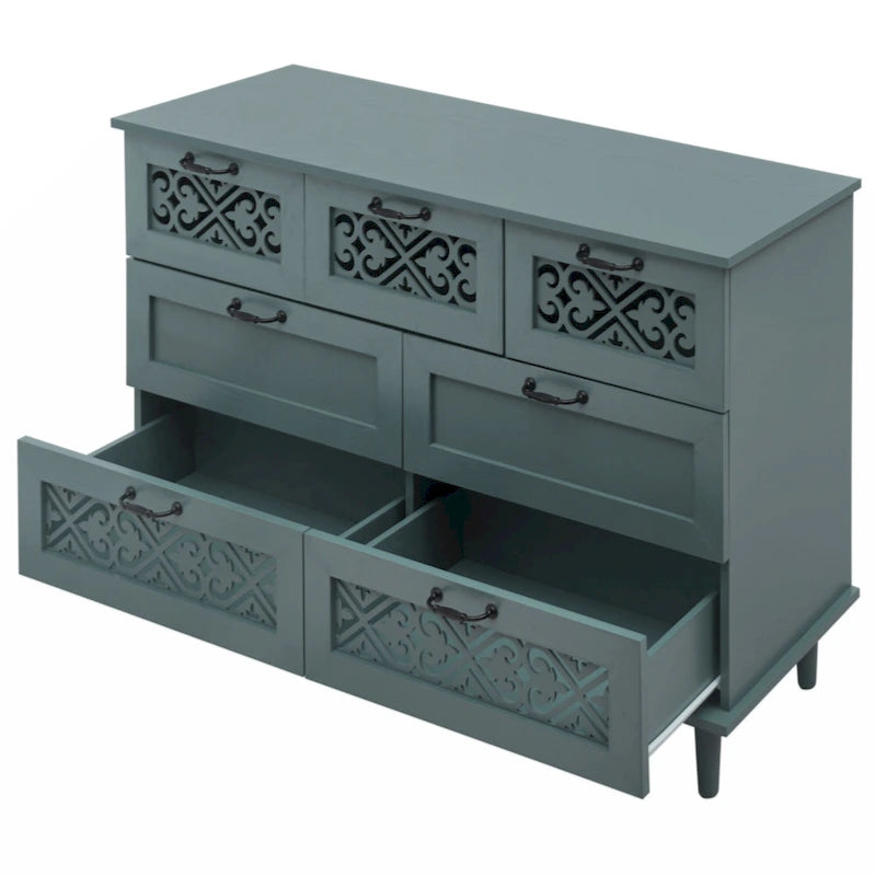 Commode à 7 tiroirs pour Chambre, Salon et Bureau