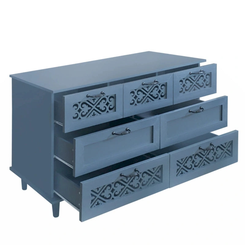 Commode à 7 tiroirs pour Chambre, Salon et Bureau