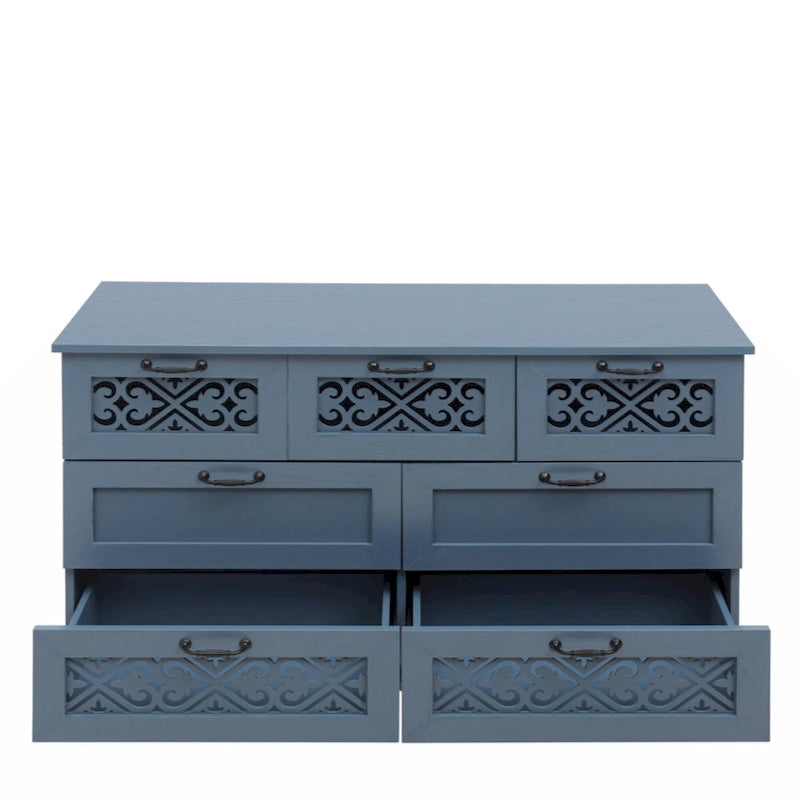 Commode à 7 tiroirs pour Chambre, Salon et Bureau