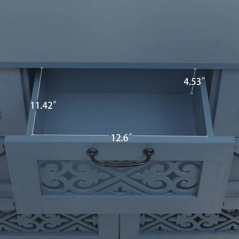Commode à 7 tiroirs pour Chambre, Salon et Bureau