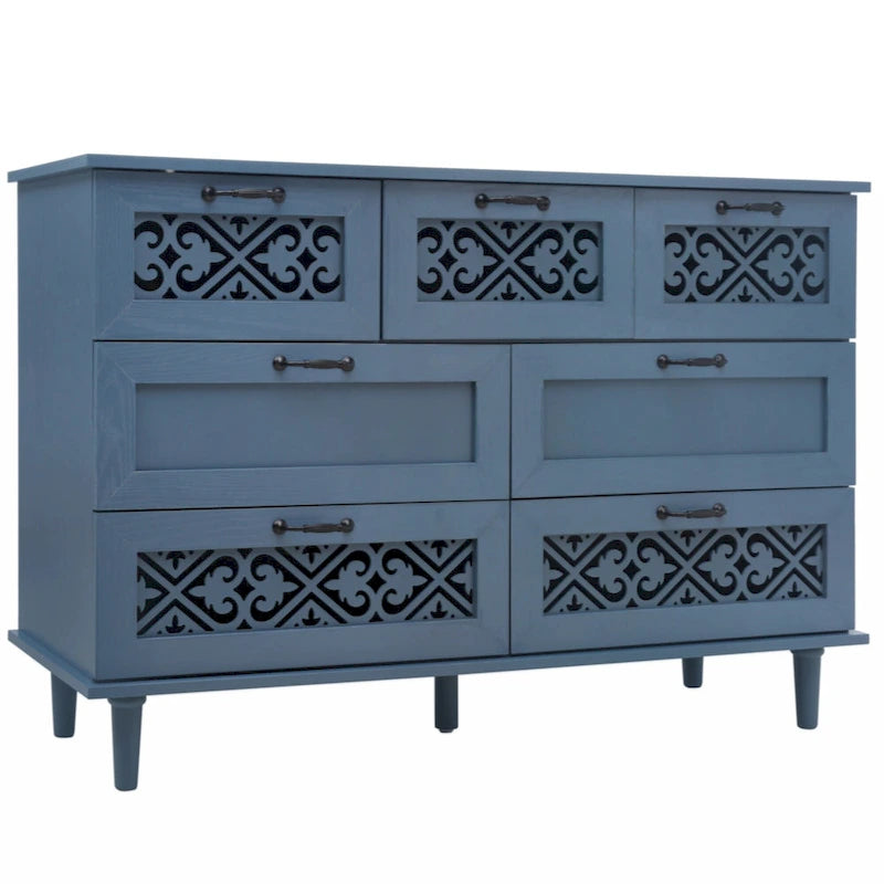 Commode à 7 tiroirs pour Chambre, Salon et Bureau