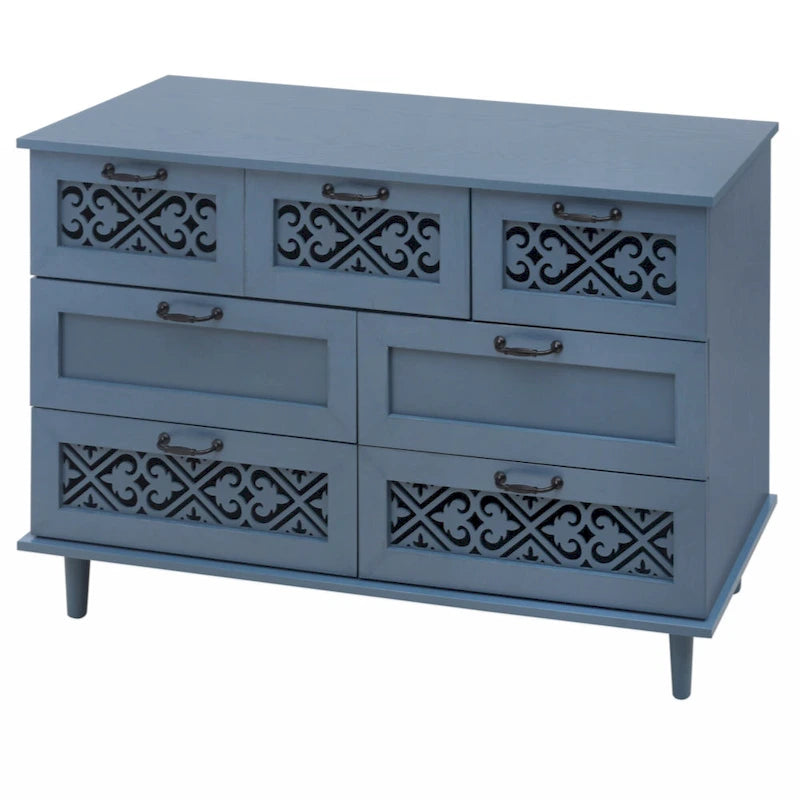 Commode à 7 tiroirs pour Chambre, Salon et Bureau